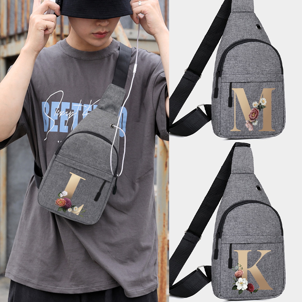 Single Shoulder Men Chest Bags - Cycling Commuter Bag review and price