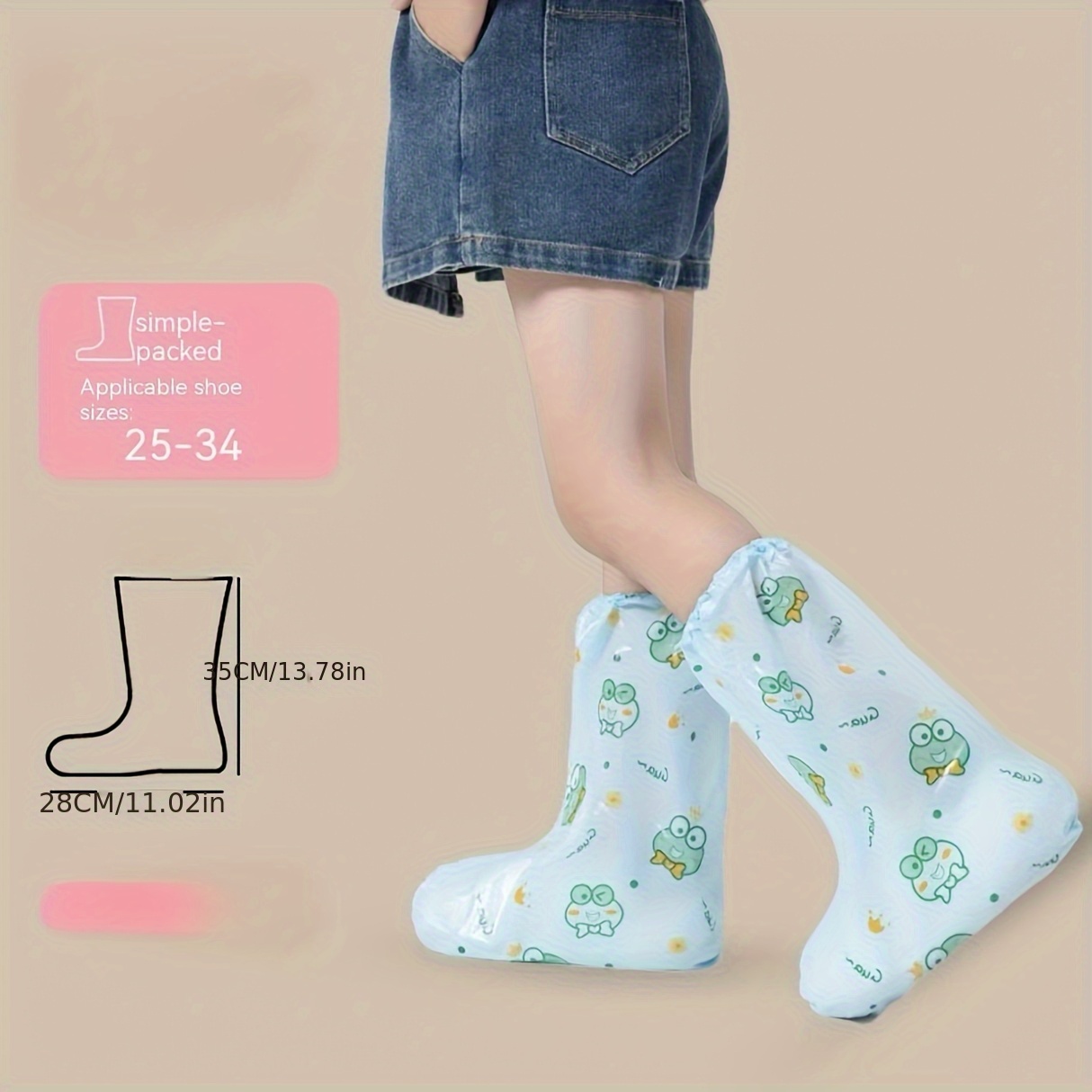 10pc Frog Cartoon Shoe Covers  - Cycling Commute Shoes review and price