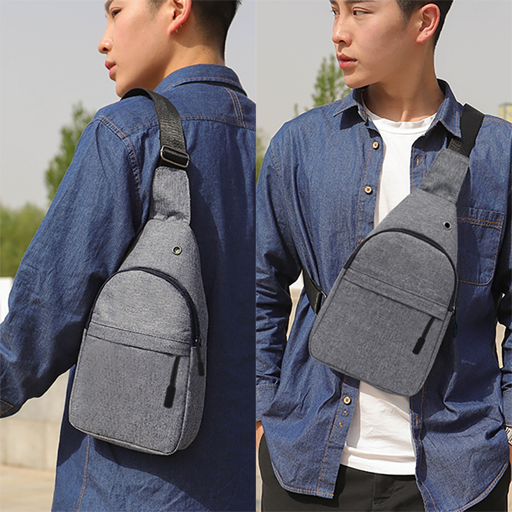 Single Shoulder Men Chest Bags - Cycling Commuter Bag review and price