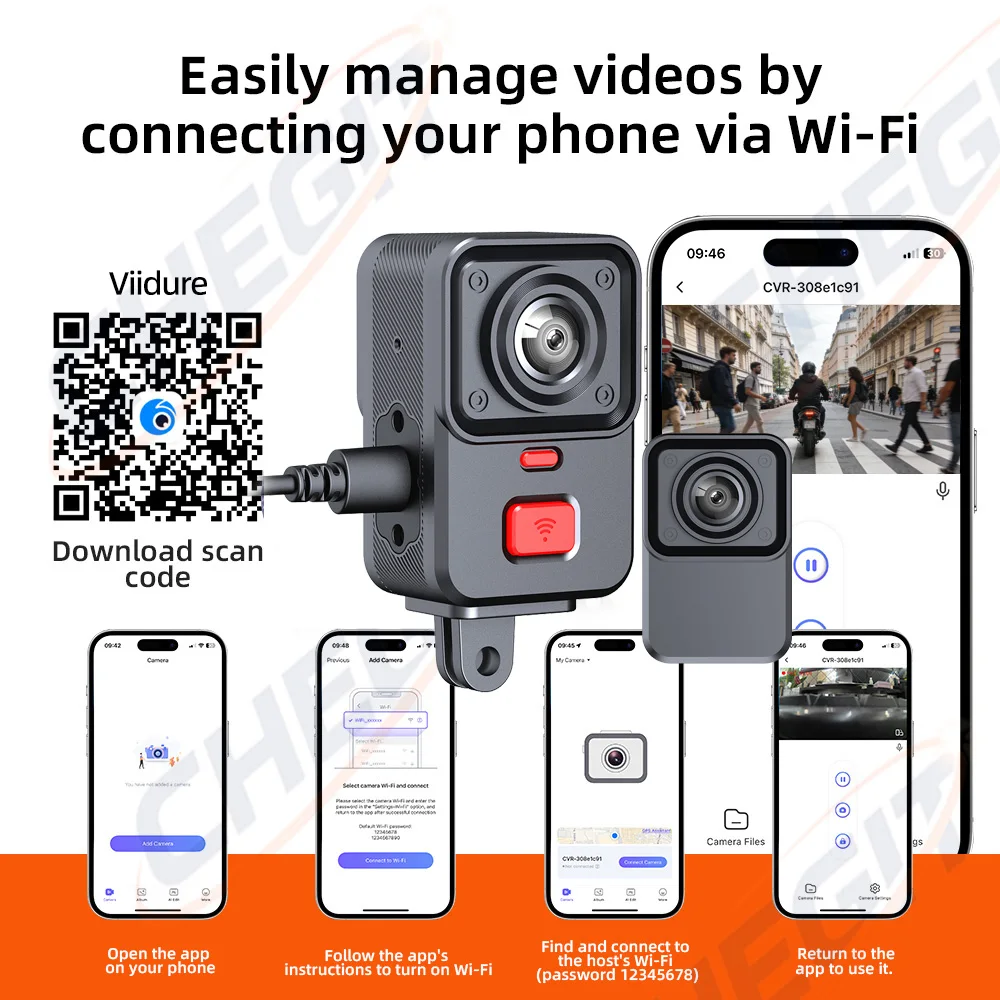 2 Camera Motorcycle DVR 2K HD  - Cycling Loop review and price