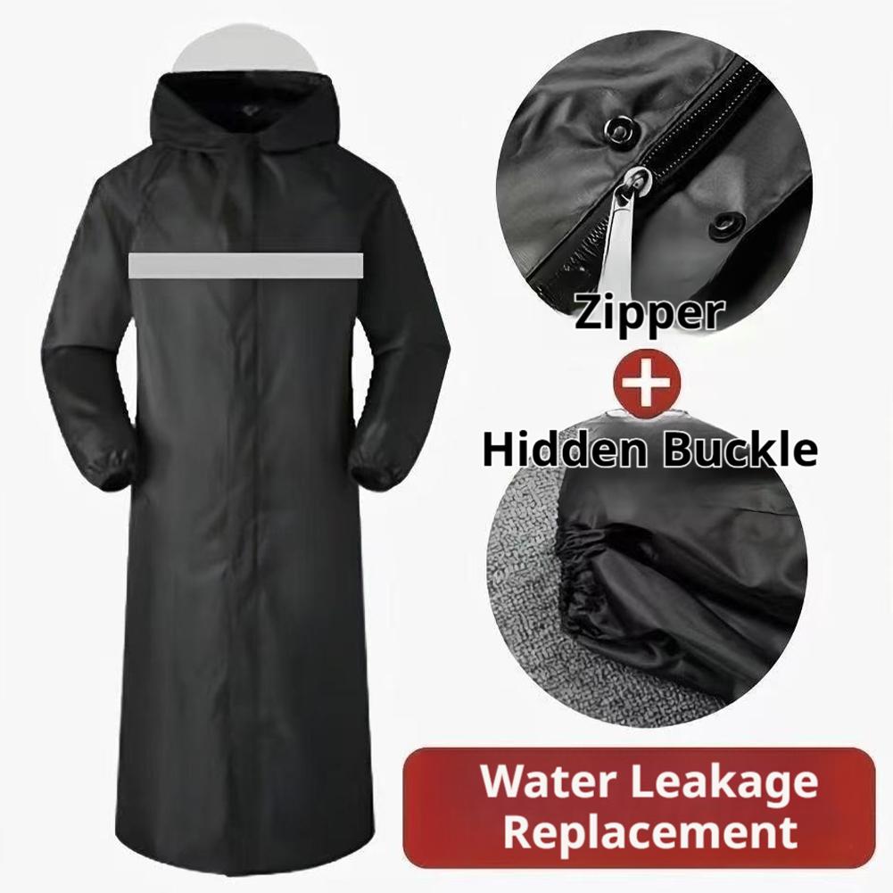 Waterproof Hooded Rain Poncho, - Cycling Commute In Rain review and price