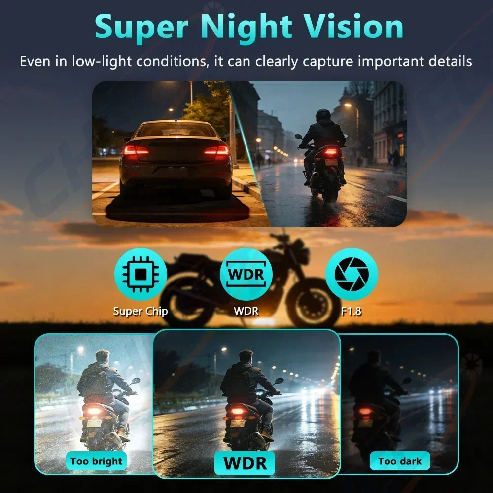 2026 2K Motorcycle DVR WiFi IP - Cycling Loop review and price