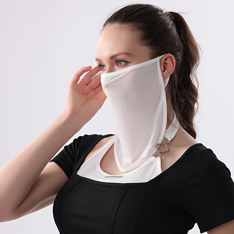 Ice Silk Sun Face Mask, Breath - Cycling Loop review and price