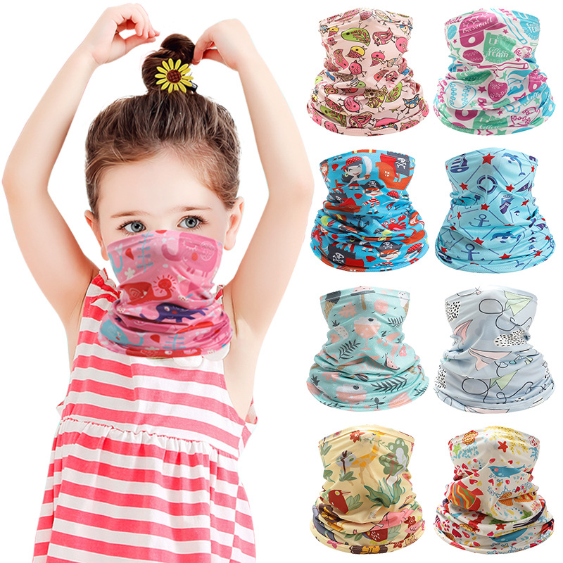 Kids Neck Cover Cute Ice Silk  - Cycling Loop review and price