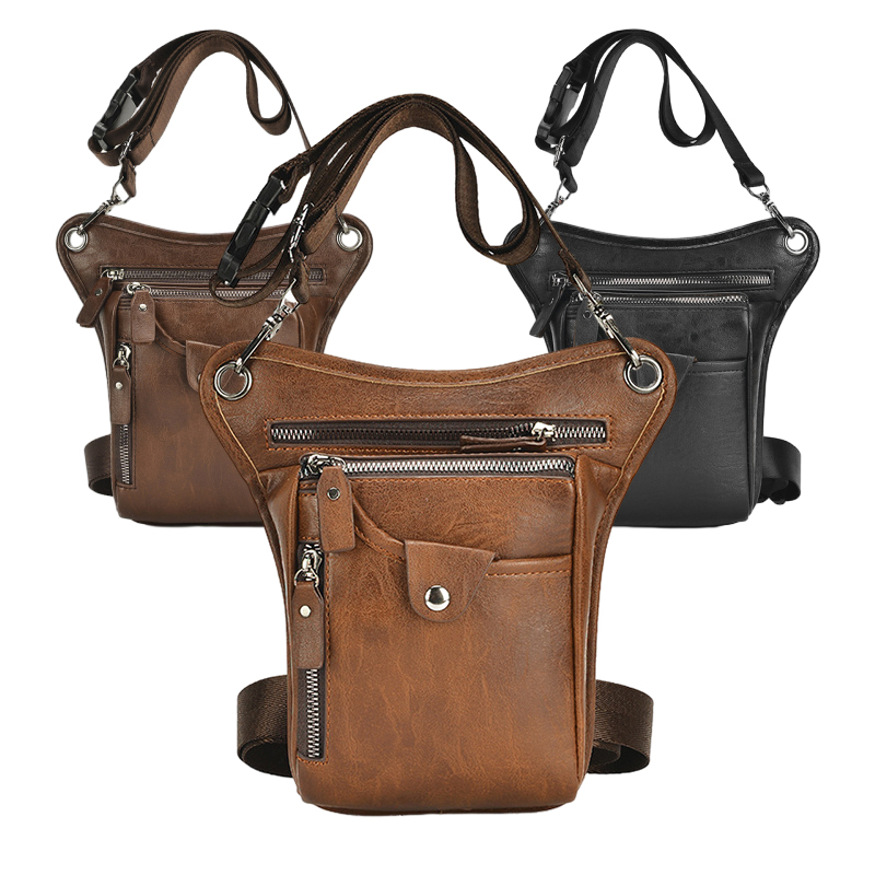 Vintage Pu Leather Waist Pack  - Cycling Commuter Bag review and price