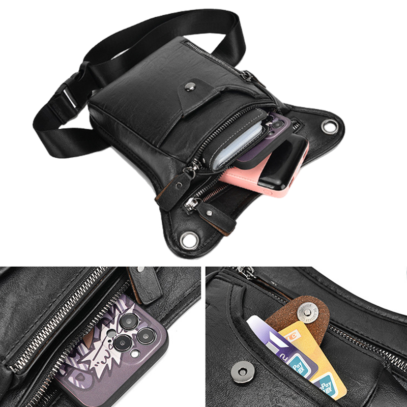 Vintage Pu Leather Waist Pack  - Cycling Commuter Bag review and price